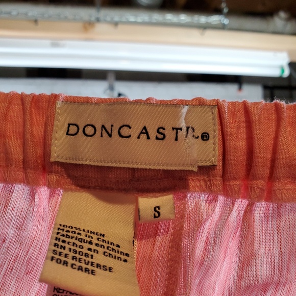 Doncaster 2pc 100% Linen Pants Set - Picture 4 of 8